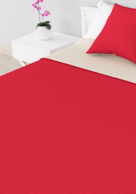 BOUTI REVERSIBLE C-ROJO 180X255 PARA CAMA 90